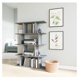 Hanah home Harmon antracit polica za knjige 90x25x127,4 cm, siva | Eponuda.ba