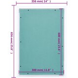  Pristupna ploča s aluminijskim okvirom i knaufom 300 x 600 mm | shoptok.hr