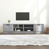 Furnova TV omarica 2 kosa betonsko siva 80x35x36,5 cm konstruiran les, (21922695) Cene