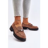 VINCEZA Women's Leather Moccasins with Decoration Dark Green Loraleima Cijene