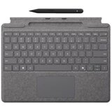 MICROSOFT SURFACE Pro Keyboard with Slim Pen 2 Bundle for Pro Copilot+ (11th Edition), Pro 9 and Pro 8, Alcantara Material, Platinum | Eponuda.com