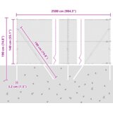 vidaXL Hexagonalna ograda Zelena 1.4x25 m Čelik | shoptok.hr
