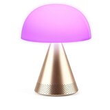Lexon MINA L AUDIO prijenosna lampa s bluetooth zvučnikom ZLATNA Slike