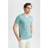 Defacto Slim Fit V Neck Short Sleeve T-Shirt Cene