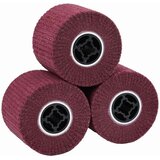 Brusni valjci 3 pcs Crvena 12 x 12 x 10 cm Sintetička vlakna | Eponuda.com