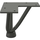 vidaXL Noge s ukosnicama za stolić za kavu 4 kom. antracit 10 cm puni čelik | shoptok.hr