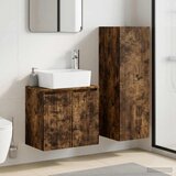  Set namještaja za kupaonicu 2 kom. Dimljeni hrast Smeđa 33 x 34.5 x 100 cm | shoptok.hr