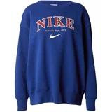 Nike Sportswear Sweater majica kraljevsko plava / rubin crvena / bijela