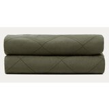 Kave Home Zeleni pamučan prošiven prekrivač 180x260 cm Serla – | shoptok.hr