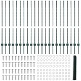  Heksagonalna ograda s stubom 50 x 1,2 m Čelik premazan PVC-om | shoptok.hr