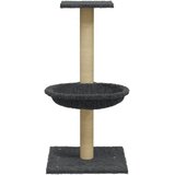  Penjalica za mačke sa stupom za grebanje tamnosiva 74 cm | shoptok.hr