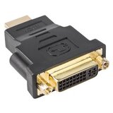 Lanberg AD-0014-BK cable gender changer HDMI DVI-D (F) (24 + 5) Black | shoptok.hr