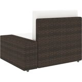  Modularni trosjed od poliratana smeđi | shoptok.hr