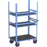 eurokraft pro Zaustavitvena letev CustomLine, dolžina 666 mm, DE 2 kosa, svetlo modre barve RAL 5012 | Shoptok.si