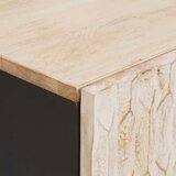  Noćni ormar s ladicama Bijelo 40 x 33 x 46 cm Čvrsto drvo manga | shoptok.hr