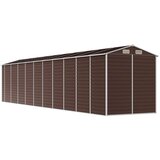  Vrtno spremište smeđe 191 x 895 x 198 cm od pocinčanog čelika | shoptok.hr