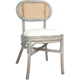 Maison Chic Jedilni stoli - Vzorci stoli 4 kosi sivo platno A890, (22031666) Cene