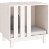 vidaXL Pasja uta bela 60x45x57 cm trdna borovina | Shoptok.si