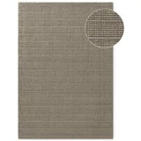Siva ročno tkana volnena preproga 200x300 cm Camden Parker –