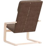  Stol za sproščanje temno rjavo blago, (20698845) | Shoptok.si