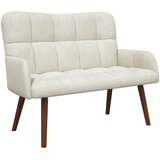 SOFA za dvije osobe Krem 115 x 61 x 87 cm Baršun | shoptok.hr
