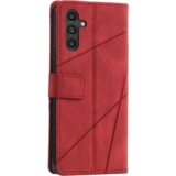 Chameleon Preklopna torbica (WLGO-Lines) za Samsung Galaxy S24 Fe, rdeča | Shoptok.si