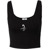 VIERVIER Top 'Alisa' crna / srebro | shoptok.hr