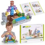  Magnetni set građevinske kocke Kamen - 88 dijelova | shoptok.hr