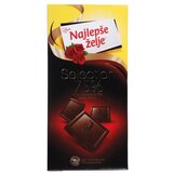 NAJLEPŠE ŽELJE Crna čokolada, 75 g cene