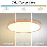  Brilagi - LED plafonsko svetlo WOODROUND LED/40W/230V 3000/4000/6000K prečnik 60 cm | Eponuda.com