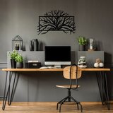 Wallity Zidna dekoracija Tree 4, 70 x 44 cm, Crna | ePonuda.com