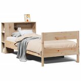 vidaXL Krevet s regalom za knjige bez madraca 90x190 cm od borovine Cijene