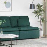  Modularni Sofa Centralni Modul s Jastucima Tamnozeleni 100 cm Cene