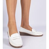 Gemre White women's wedge moccasins Zorani | shoptok.hr