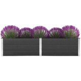vidaXL Visoka greda 250x100x54 cm WPC siva Cene
