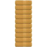 vidaXL Ručnici za goste FROGN 10 kom. zlatne boje 30x50 cm 360 g/m² - Zlatno 30 x 50 cm 10 | shoptok.hr