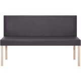  Klupa od umjetne kože 139,5 cm siva | shoptok.hr