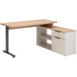 CARRYHOME KOTNA PISALNA MIZA leseni material kašmir, hrast artisan Cene