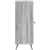  Strani šal Siva Sonoma 33 x 34,5 x 90 cm Inženirski les, (5000217730) | Shoptok.si