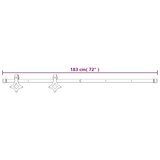  Drsna vrata s kompletom vodil 70x210 cm trdna borovina, (20999126) | Shoptok.si