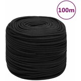 vidaXL brodski konop tamnocrni 8 mm 100 m od polipropilena Cijene
