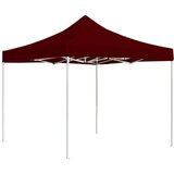 vidaXL Profesionalen zložljiv vrtni šotor aluminij 2x2 m bordo | Shoptok.si
