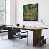  Slika - Claude Monet – Bridge over a Pond of Water Lilies 60x60 U crnom drvenom okviru | shoptok.hr