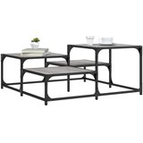  Stolić za kavu boja hrasta 87,5x87,5x40 cm konstruirano drvo | shoptok.hr
