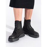 Sergio Leone Women's black platform hiking boots by | Shoptok.si