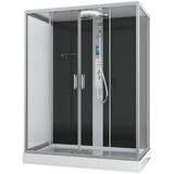 Sanotechnik Tuš kabina New York (Črna/srebrna, 90 x 160 x 215 cm) | Shoptok.si
