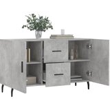  Komoda siva boja betona 100x36x60 cm od konstruiranog drva | shoptok.hr