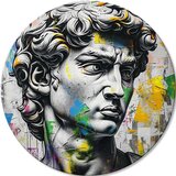  Okrugle slike s akrilom Antički pogled na Davida | different dimensions | shoptok.hr