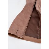 Boto Women's Heeled Boots with Gold Element Beige Nivarae | Shoptok.si