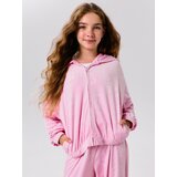Sinsay Kratka majica s kapuljačom i patentnim zatvaračem Hello Kitty | shoptok.hr